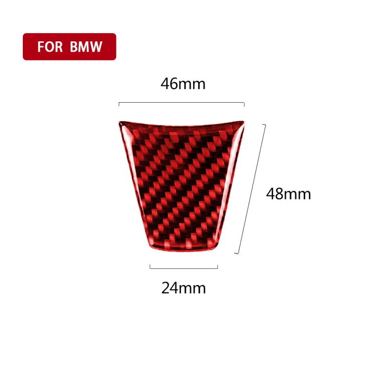 For BMW 3 Series E90 Large A Version Carbon Fiber Car Steering Wheel Decorative Sticker, Large A Version Car Steering Wheel