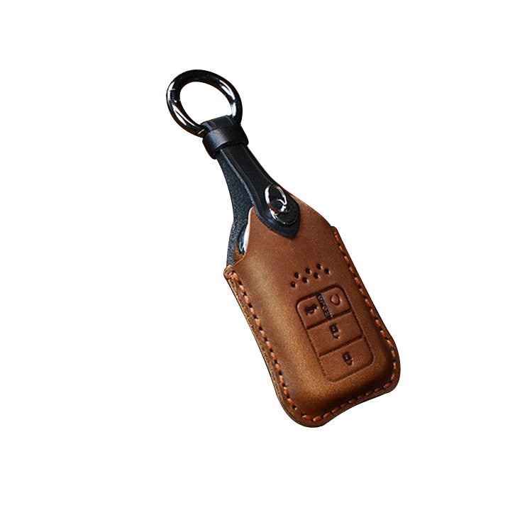 For Honda Car Cowhide Leather Key Protective Cover Key Case, Four Keys Version, For Honda, Four Keys Version, For Honda , Four Keys Version