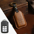 For Honda Car Cowhide Leather Key Protective Cover Key Case, Four Keys Version, For Honda, Four Keys Version, For Honda , Four Keys Version