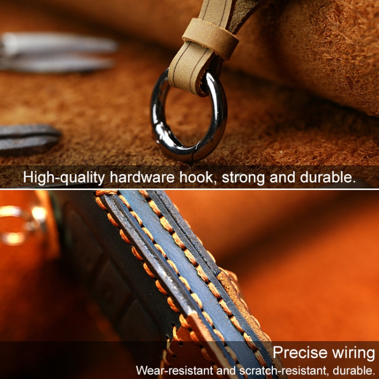 For Volkswagen Car Cowhide Leather Key Protective Cover Key Case, D Version, For Volkswagen, D Version, For Volkswagen,D Version