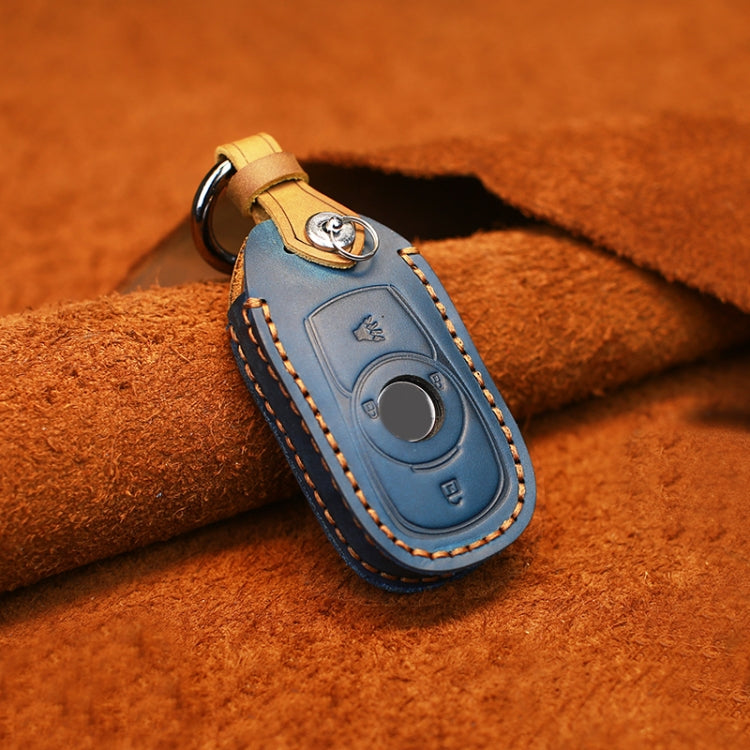 For Buick Car Cowhide Leather Key Protective Cover Key Case, Four Keys Version, For Buick, Four Keys Version