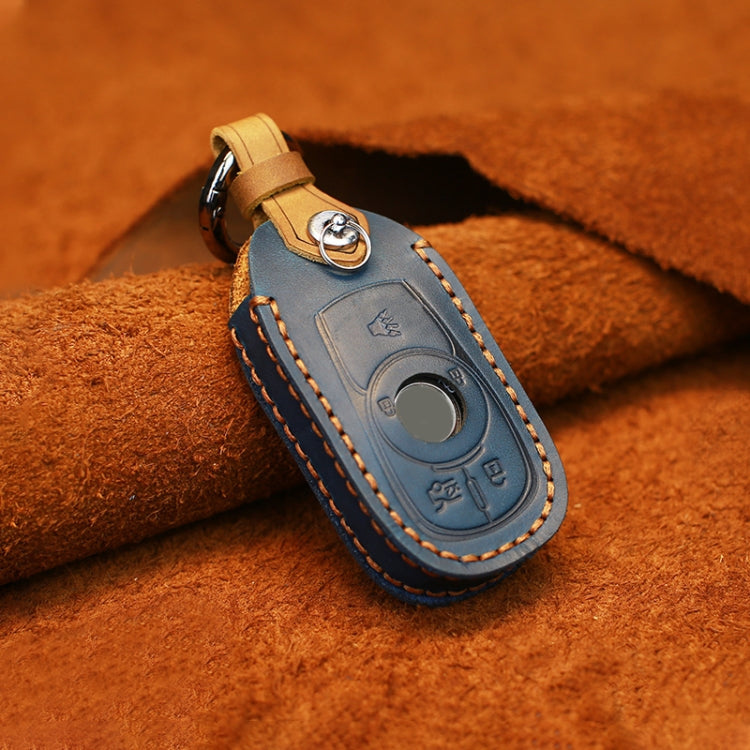 For Buick Car Cowhide Leather Key Protective Cover Key Case, Five Keys Version, For Buick, Five Keys Version