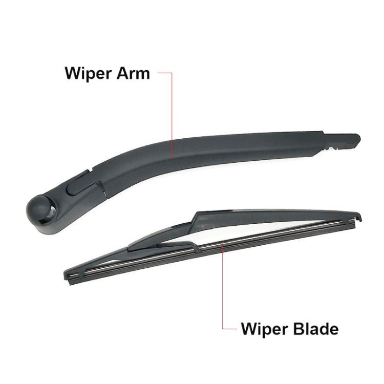 JH-BZ13 For Mercedes-Benz B180/200/260 W245 2005-2010 Car Rear Windshield Wiper Arm Blade Assembly A 245 820 08 44, For Mercedes-Benz B180/200/260 W245 2005-2010