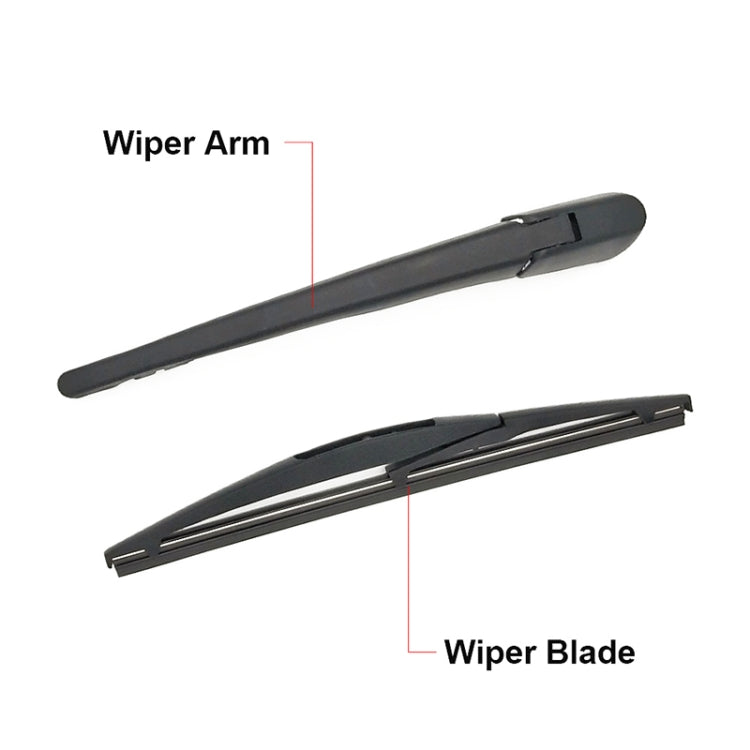 JH-HD14 For Honda Vezel 2015-2017 Car Rear Windshield Wiper Arm Blade Assembly 76720-T7J-H01, For Honda Vezel 2015-2017