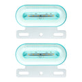 2 PCS 24V 12LED Car Oval Side Lamp, 24V (White Light), 24V (Red Light), 24V (Yellow Light)