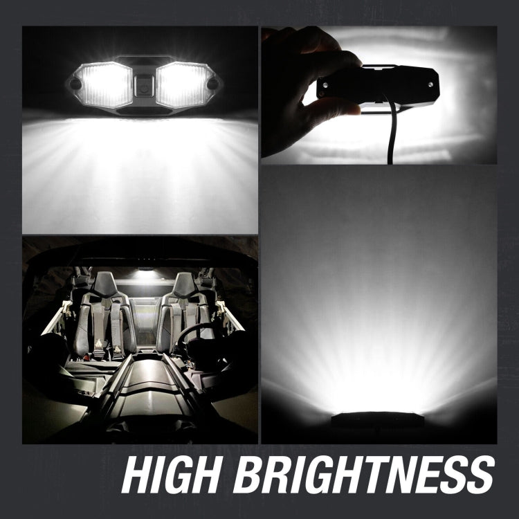 For UTV ATV Polaris RZR Golf Cart Motorcycle LED Guard Bar Light, Guard Bar Light