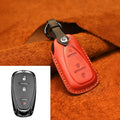 For Chevrolet Car Cowhide Leather Key Protective Cover Key Case, Three Keys Version, For Chevrolet, Three Keys Version