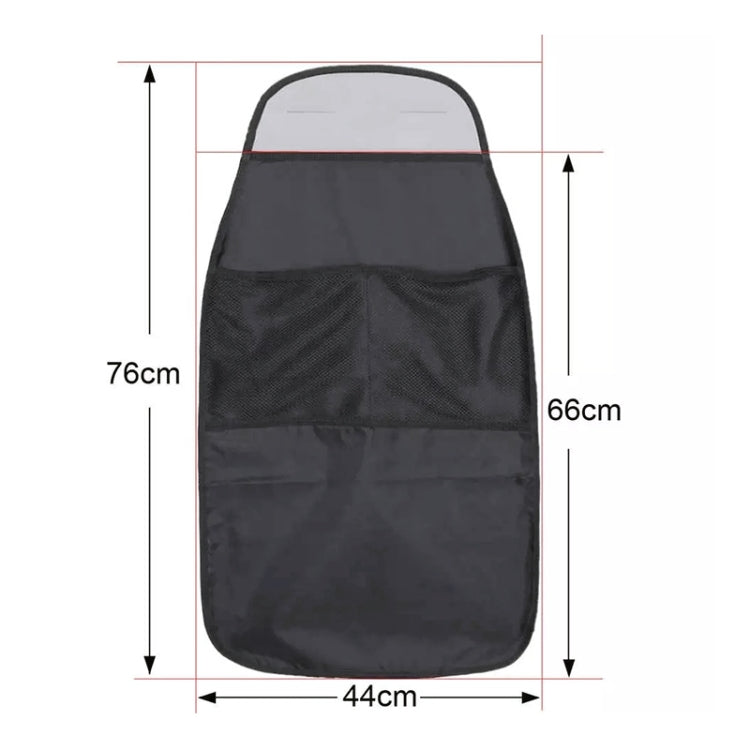 2pcs Car Rear Seat Protection Children Anti-kick Pad with Storage Bags Seat Back Anti-dirty Pad, Car Anti-kick Pad