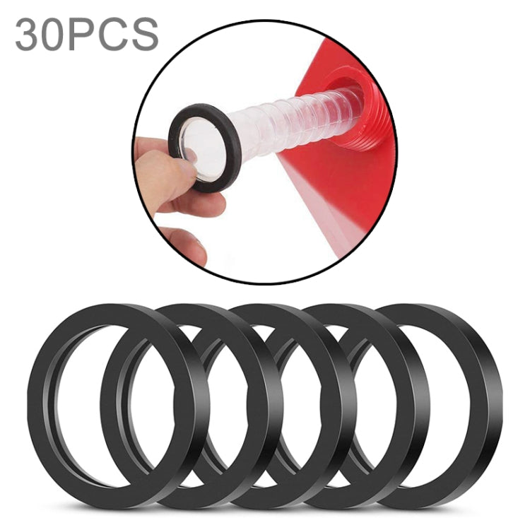 30pcs Car Truck Spare Fuel Tank Seal Ring Oil Tank Rubber Sealing O-Ring, Rubber Sealing O-Ring