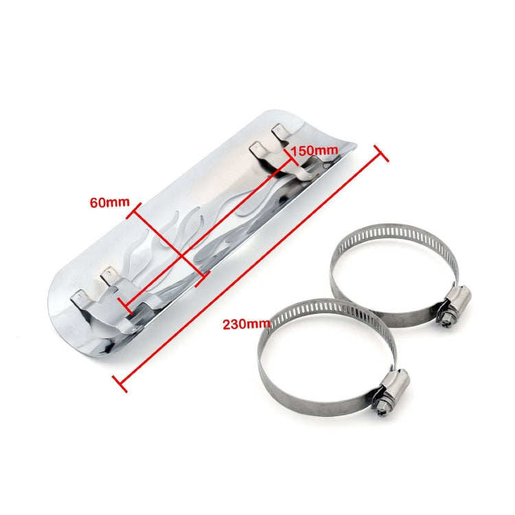 Motorcycle Modification Accessories Universal Retro Exhaust Pipe Heat Shield