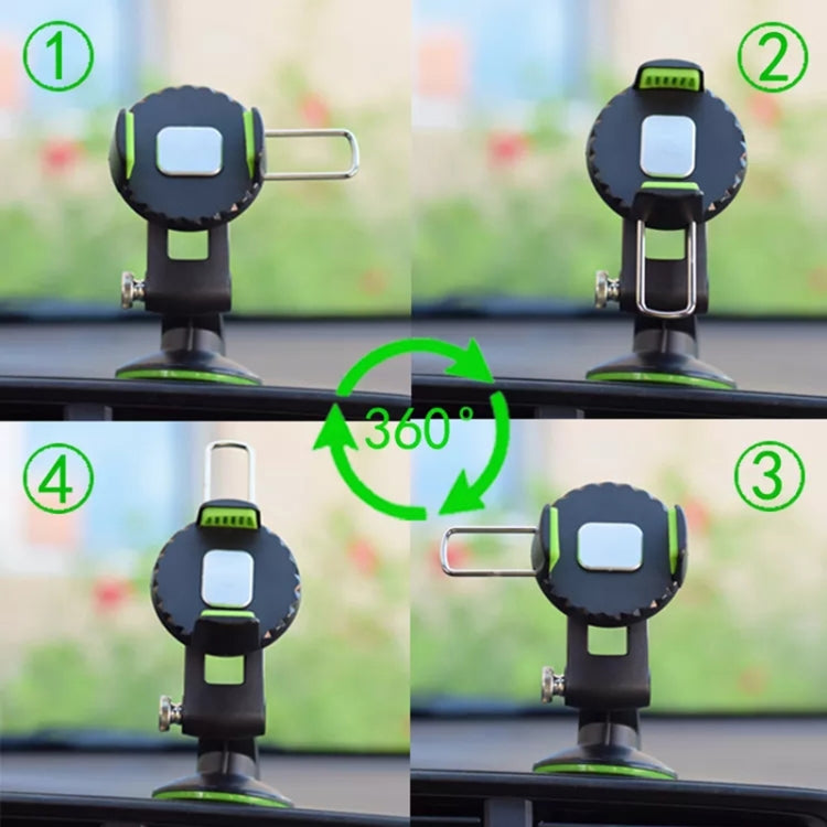 Multifunctional Car Center Console Dashboard Suction Cup Phone Holder, Suction Cup (Black), Suction Cup (Green)