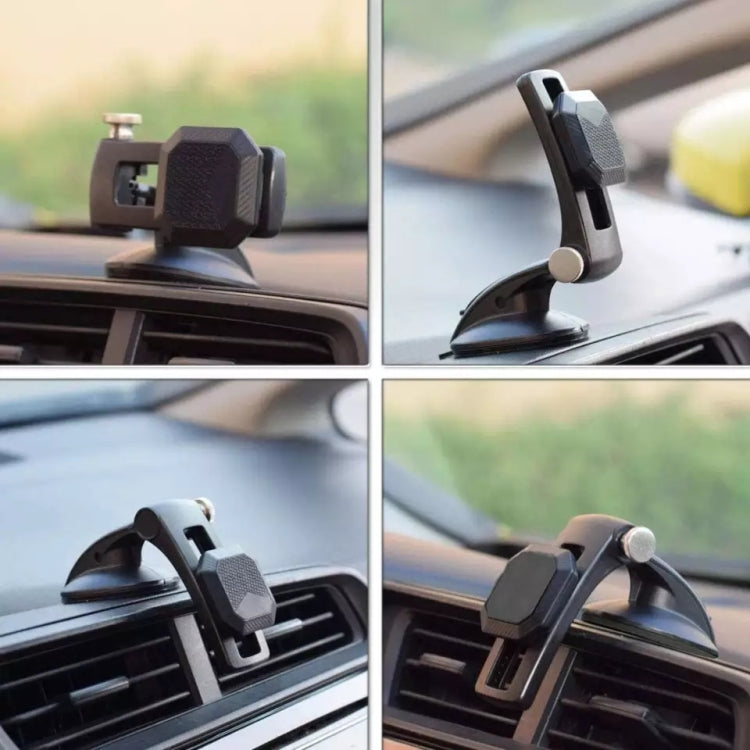 Multifunctional Car Center Console Dashboard Suction Cup Magnetic Phone Holder, Suction Cup Magnetic (Black), Suction Cup Magnetic (Green)