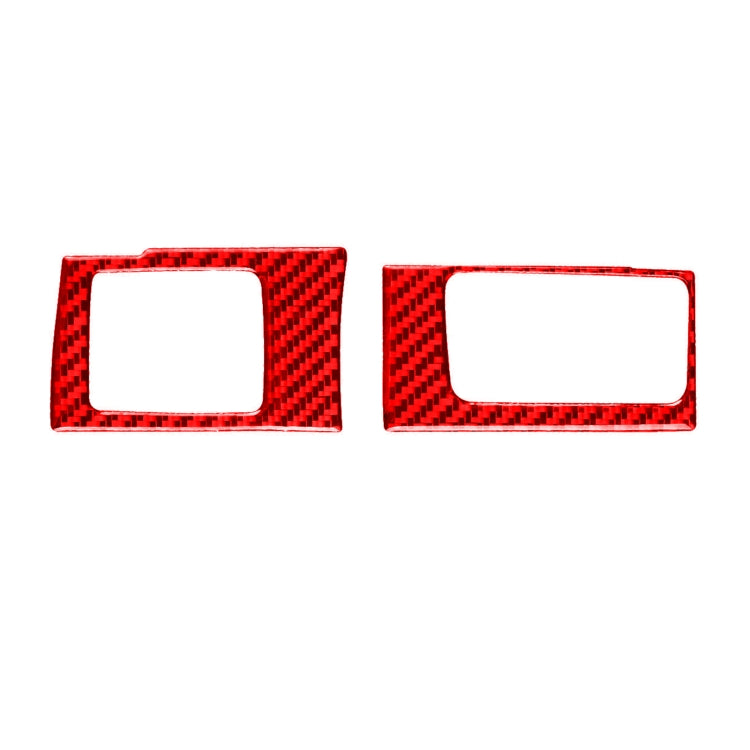 2 PCS Set for Honda CRV 2007-2011 Carbon Fiber Car Central Control Card Box Panel Decorative Sticker, Right Drive, Central Control Card Box, Right Drive