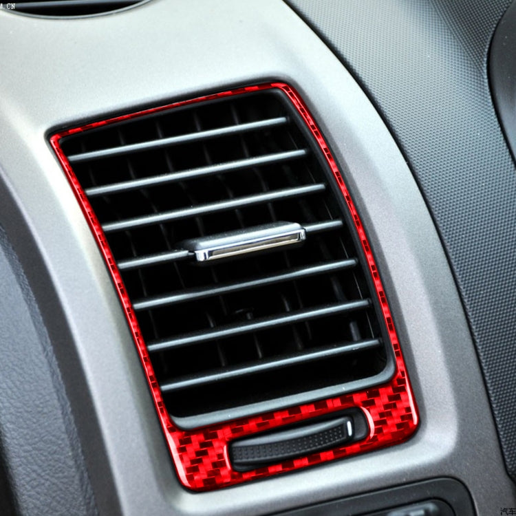 2 PCS Set for Honda CRV 2007-2011 Carbon Fiber Car Side Air Outlet Frame Decorative Sticker,Left and Right Drive Universal, Side Air Outlet Frame