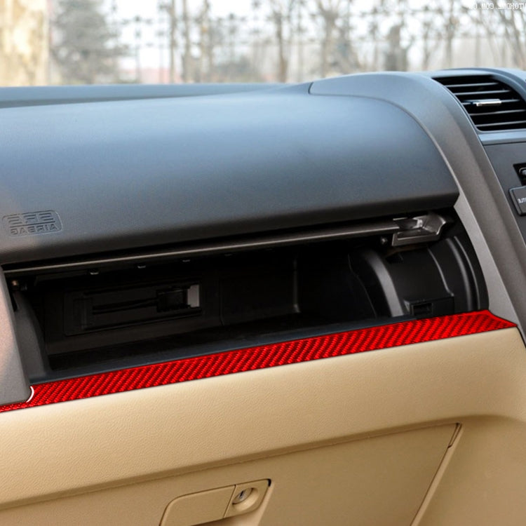 For Honda CRV 2007-2011 Carbon Fiber Car Co-pilot Center Control Trim Decorative Sticker,Right Drive, Co-pilot Center Control Trim,Right Drive