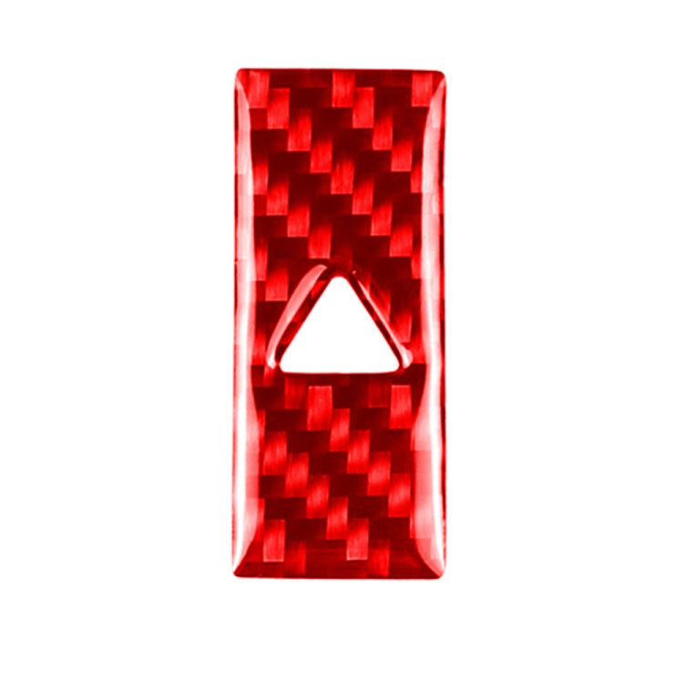 Car Carbon Fiber Warning Light Decorative Sticker for Mazda CX-5 2017-2018, Left and Right Drive, Warning Light