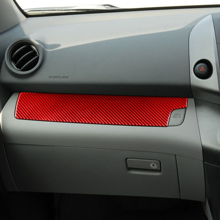 Car Carbon Fiber Passenger Center Control Panel Decorative Sticker for Toyota RAV4 2006-2013, Right Drive, Passenger Center Control Panel, Right Drive