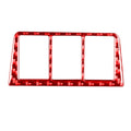 Car Carbon Fiber Headlight Switch Frame Decorative Sticker for Toyota RAV4 2006-2013, Left and Right Drive, Headlight Switch Frame