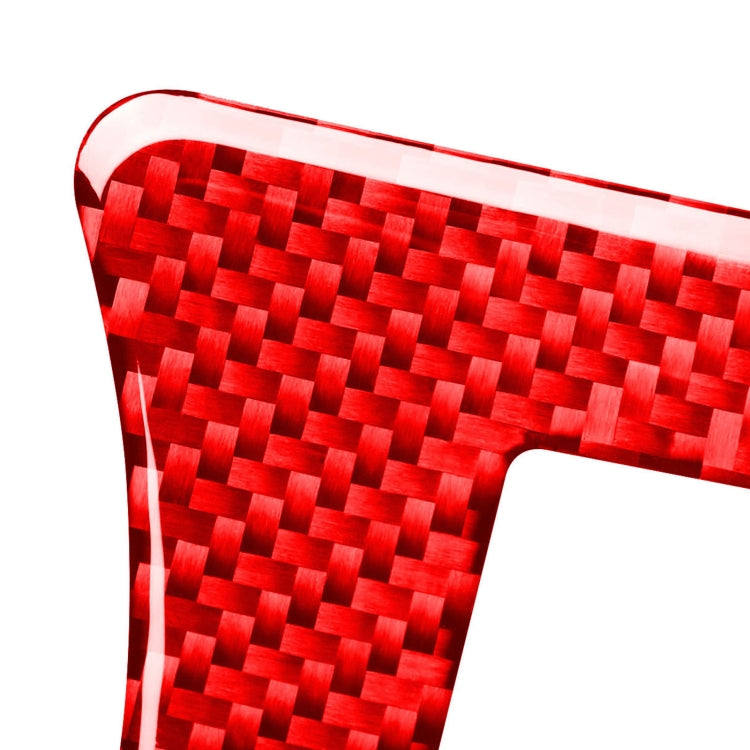 Car Carbon Fiber Handbrake Panel Decorative Sticker for Toyota RAV4 2006-2013, Right Drive, Handbrake Panel, Right Drive