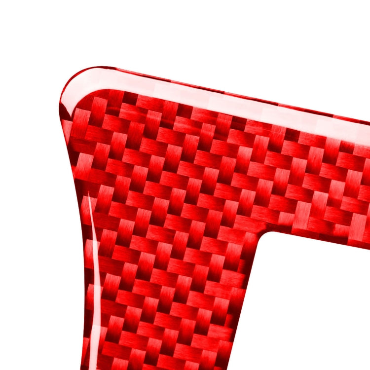 Car Carbon Fiber Handbrake Panel Decorative Sticker for Toyota RAV4 2006-2013, Left Drive, Handbrake Panel, Left Drive