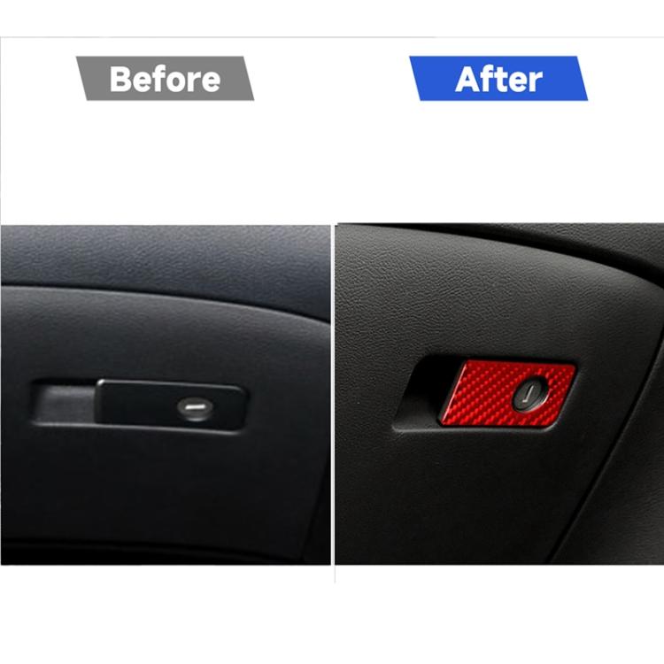 Car Carbon Fiber Front Passenger Seat Handle Box Decorative Sticker for Infiniti Q50 2014-2020, Right Drive, Front Passenger Seat Handle Box, Right Drive