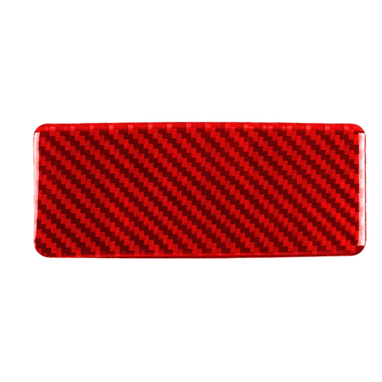 Car Carbon Fiber Rear Ashtray Panel Decorative Sticker for Infiniti Q50 2014-2020, Left and Right Drive, Rear Ashtray Panel