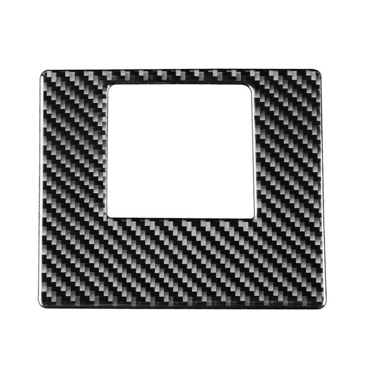 Car Carbon Fiber Driver Left Storage Cover Decorative Sticker for Toyota Highlander 2014-2019, Left Drive, Driver Left Storage Cover