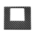 Car Carbon Fiber Driver Left Storage Cover Decorative Sticker for Toyota Highlander 2014-2019, Left Drive, Driver Left Storage Cover