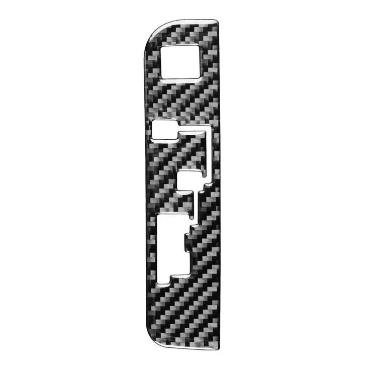 Car Carbon Fiber Gear Indicator Decorative Sticker for Toyota Highlander 2014-2019, Left Drive, Gear Indicator
