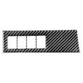 Car Carbon Fiber Headlight Adjustment Switch Panel Decorative Sticker for Toyota Highlander 2014-2019, Left Drive, Headlight Adjustment Switch Panel