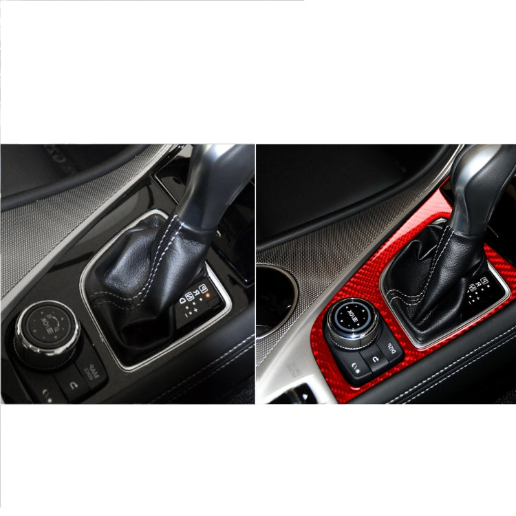Car Carbon Fiber Gear Panel Decorative Sticker for Infiniti Q50 2014-2020, Right Drive, Gear Panel, Right Drive