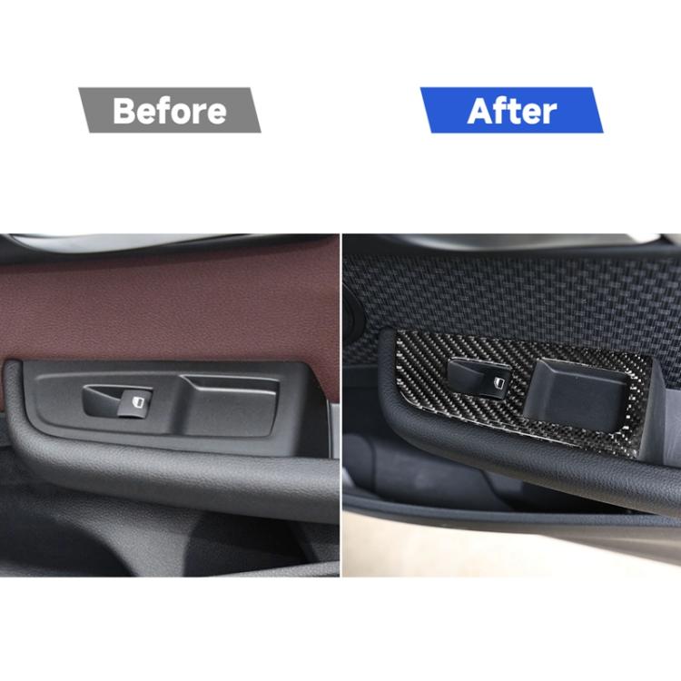 Car Window Glass Lift Switch Decorative Sticker for BMW F52 1 Series Sedan 2017-2019, Left Drive, Window Glass Lift Switch