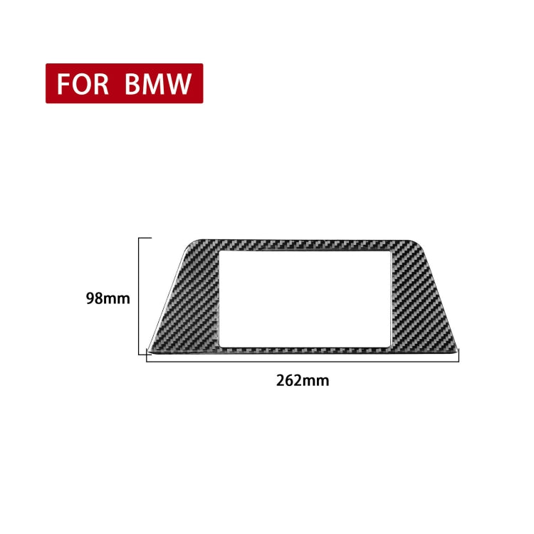 Car Navigation Panel Decorative Sticker for BMW F52 1 Series Sedan 2017-2019, Left Drive, Navigation Panel
