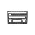 Car Carbon Fiber CD Panel C Decorative Sticker for Lexus CT 2011-2017, Left Drive, CD Panel C, Left Drive