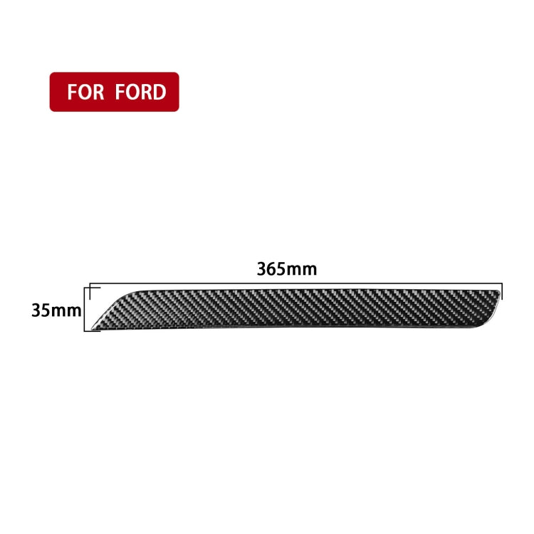 Car Carbon Fiber Storage Decorative Sticker for Ford Explorer 2016-2019, Left Drive, Storage