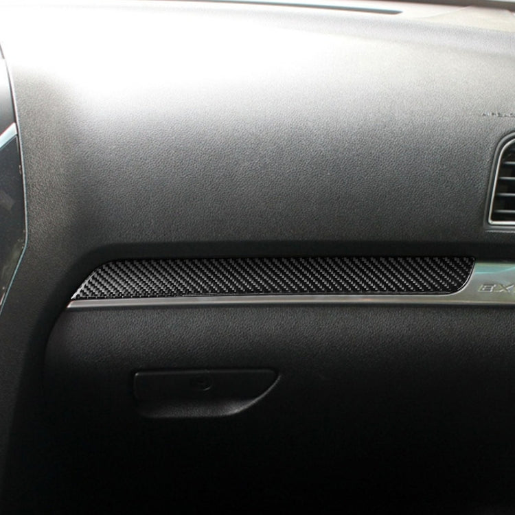 Car Carbon Fiber Storage Decorative Sticker for Ford Explorer 2016-2019, Left Drive, Storage