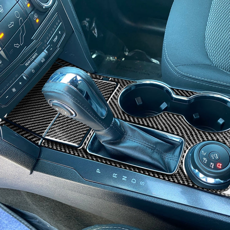 Car Water Cup Cigarette Lighter Panel Decorative Sticker for Ford Explorer 2013-2019, Left Drive, Water Cup Cigarette Lighter Panel
