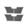 Car Carbon Fiber Inner Door Bowl Decorative Sticker for Ford Explorer 2013-2019, Left Drive, Inner Door Bowl