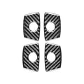 Car Carbon Fiber Door Decorative Sticker for Ford Explorer 2013-2019, Left Drive, Door