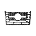 Car Carbon Fiber Air Conditioning Panel Decorative Sticker for Ford Explorer 2016-2019, Left Drive, Air Conditioning Panel