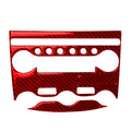 3 in 1 Car Carbon Fiber Air Conditioning Adjustment Panel Decorative Sticker for Nissan 370Z / Z34 2009-, Left and Right Drive Universal, 3 in 1 Air Conditioning Adjustment Panel