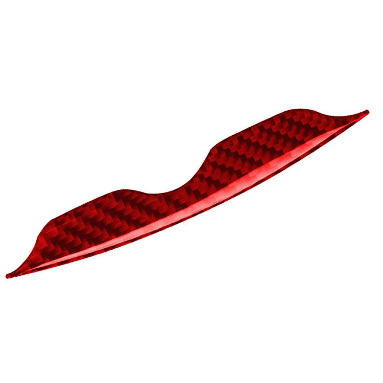 Car Carbon Fiber Air Conditioning Adjustment Panel Decorative Strip for Nissan 370Z / Z34 2009-, Left and Right Drive Universal, 2 in 1 Air Conditioning Adjustment Panel