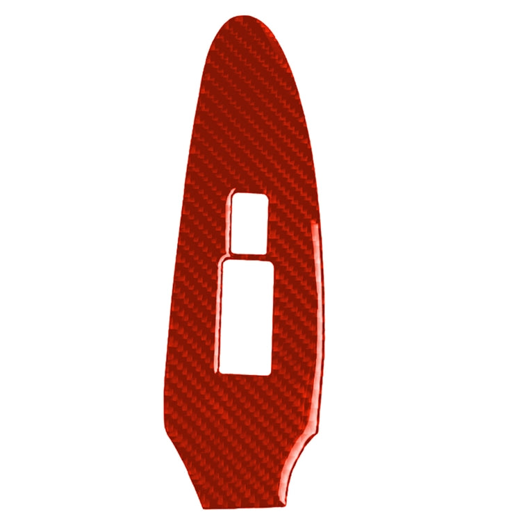 Car Carbon Fiber Vice Driving Side Door Lift Control Decorative Sticker for Nissan 370Z / Z34 2009-, Right Drive, Vice Driving Side Lift Control, Right Drive