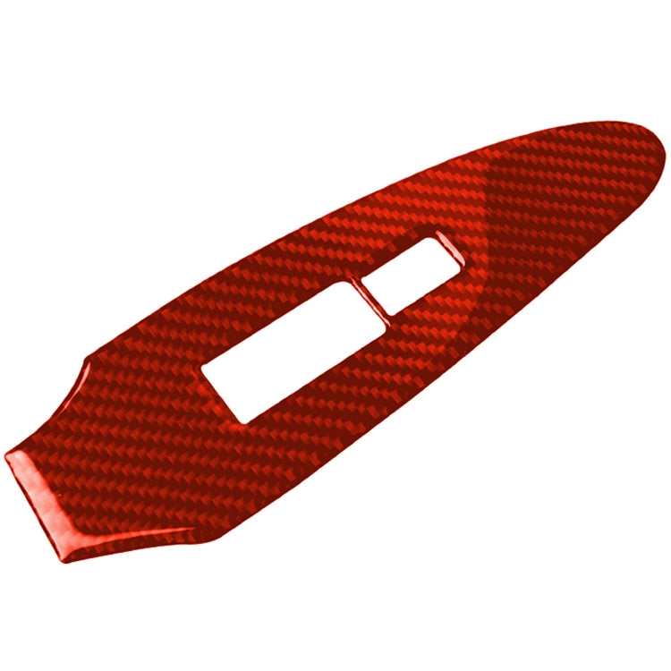 Car Carbon Fiber Vice Driving Side Door Lift Control Decorative Sticker for Nissan 370Z / Z34 2009-, Left Drive, Vice Driving Side Lift Control, Left Drive