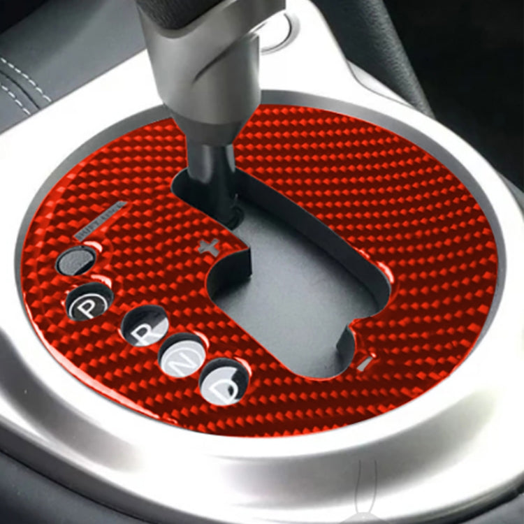 Car Carbon Fiber Automatic Transmission Panel Decorative Sticker for Nissan 370Z / Z34 2009-, Left Drive, Automatic Transmission Panel, Left Drive (
