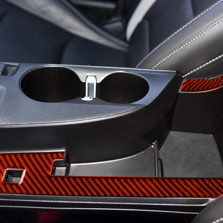 Car Carbon Fiber Center Control Panel Decorative Sticker for Chevrolet Camaro 2017-2019, Left Drive, Center Control Panel