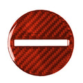 Car Carbon Fiber Steering Wheel Logo Decorative Sticker for Chevrolet Camaro 2017-2019, Left and Right Drive Universal, Steering Wheel Logo