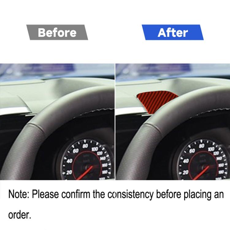 Car Carbon Fiber Dashboard Decorative Sticker for Chevrolet Camaro 2017-2019, Left and Right Drive Universal, Dashboard