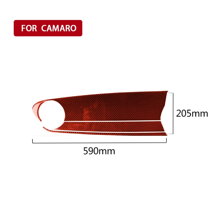 Car Carbon Fiber Front Passenger Seat Center Control Panel Decorative Sticker for Chevrolet Camaro 2017-2019, Right Drive, Front Passenger Seat Center Control Panel, Right Drive
