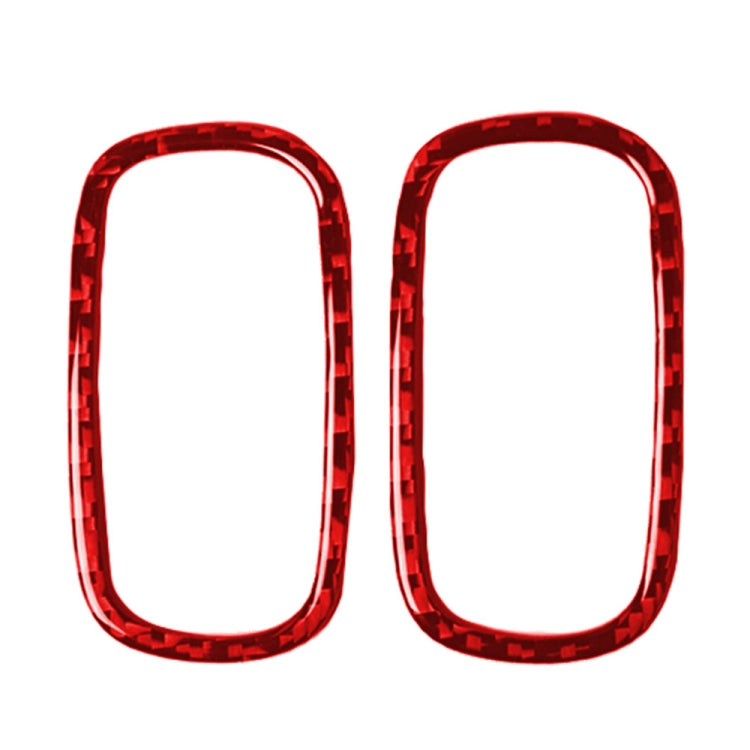 Car Carbon Fiber Air Outlet Frame Decorative Sticker for BMW Mini F60, Left and Right Drive Universal, Air Outlet Frame
